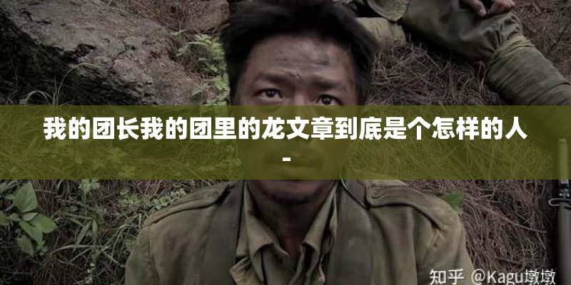 我的团长我的团里的龙文章到底是个怎样的人-