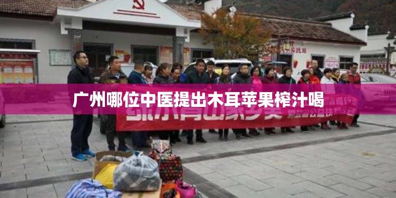 广州哪位中医提出木耳苹果榨汁喝